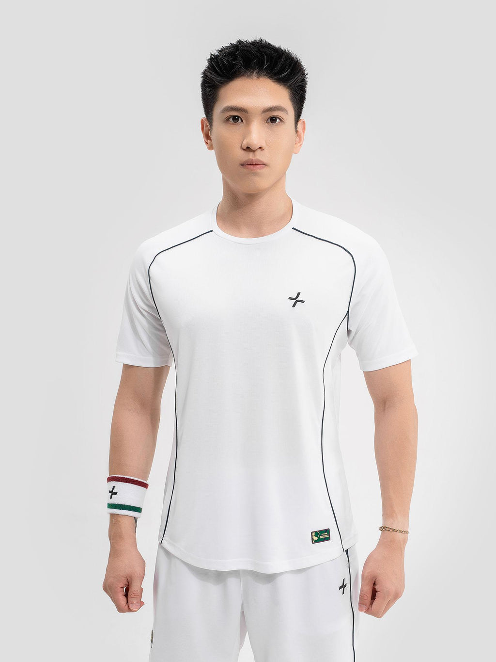 White with Green