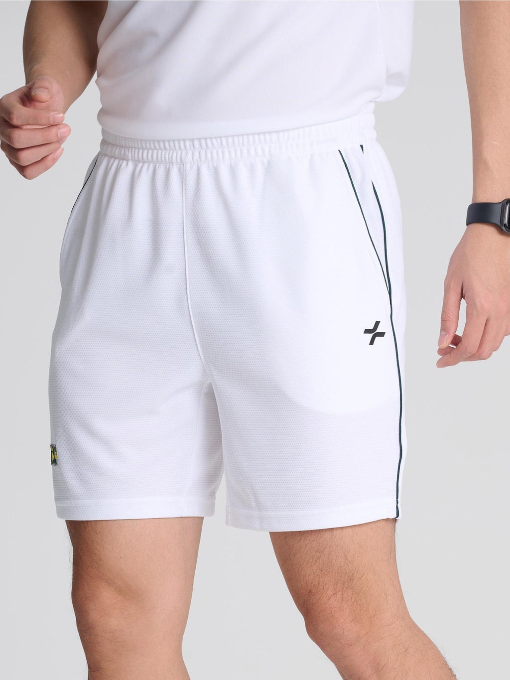 White with Green