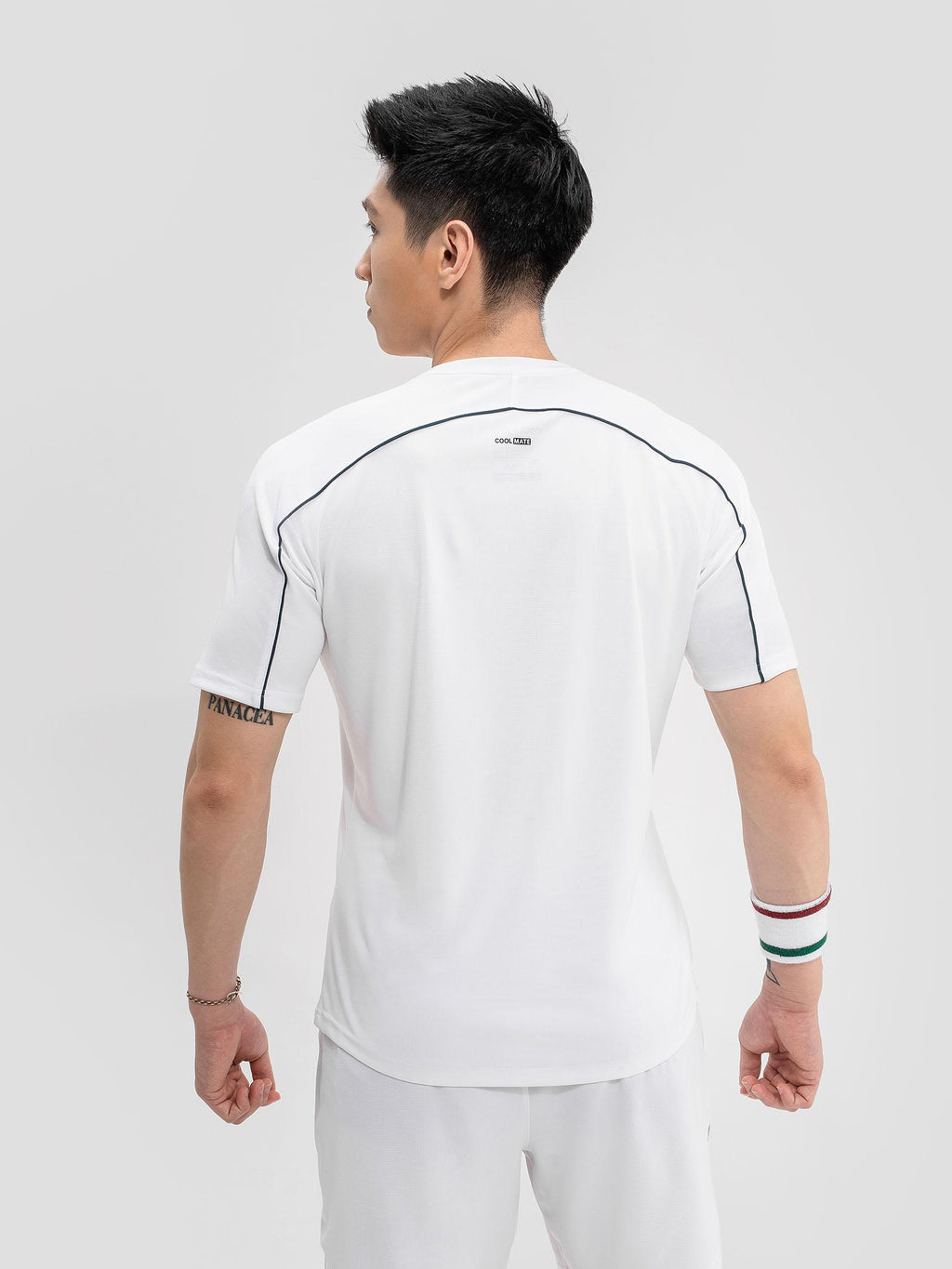 White with Green