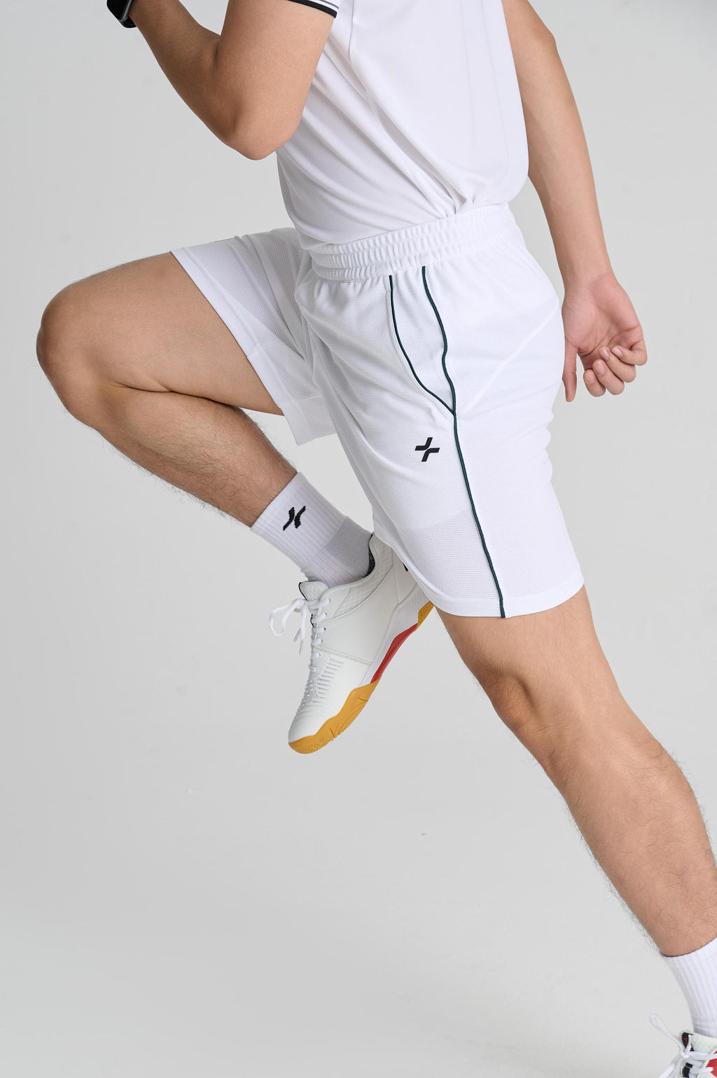 White with Green