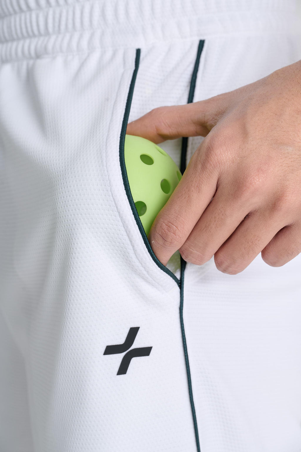 White with Green