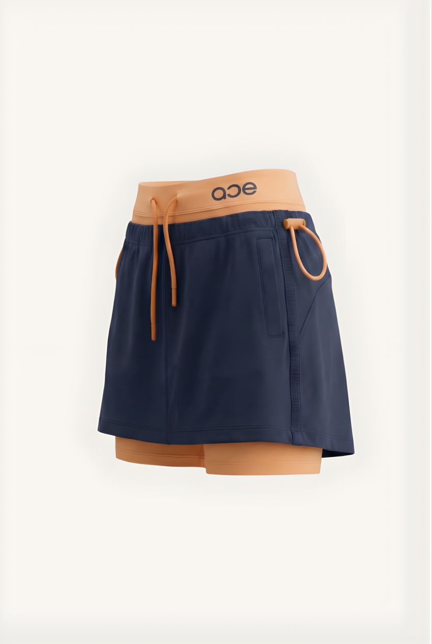 Cléa Skort - PUMPKIN+NAVY