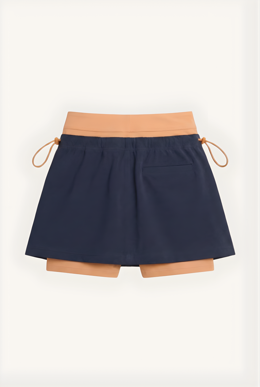 Cléa Skort - PUMPKIN+NAVY