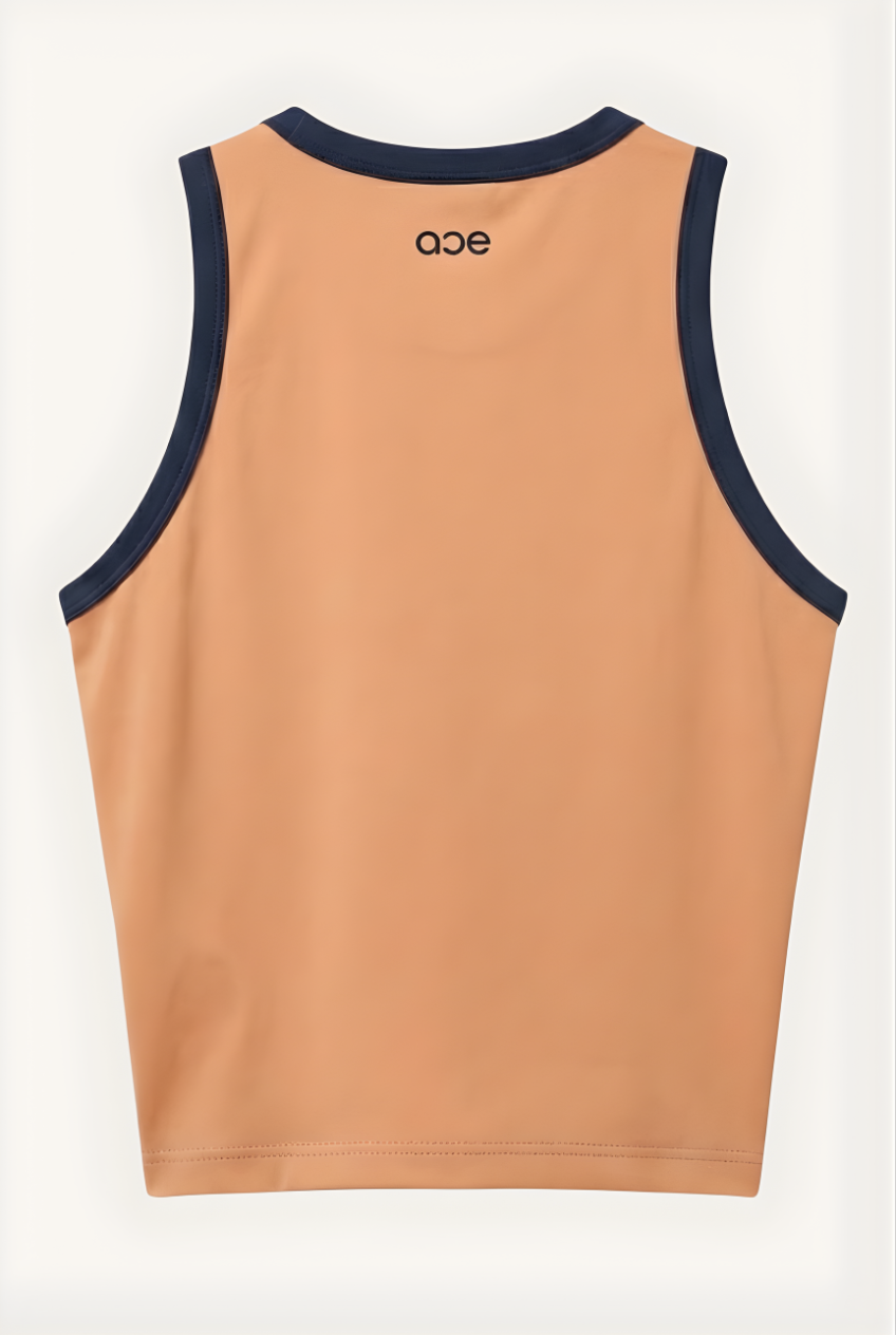 Cléa Tank Top - PUMPKIN+NAVY