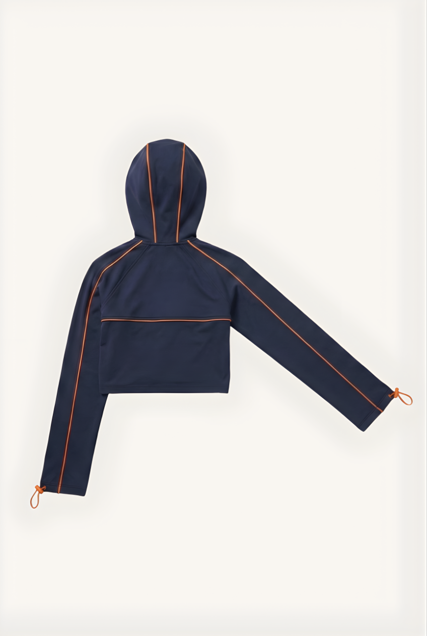 Clea Jacket - PUMPKIN+NAVY