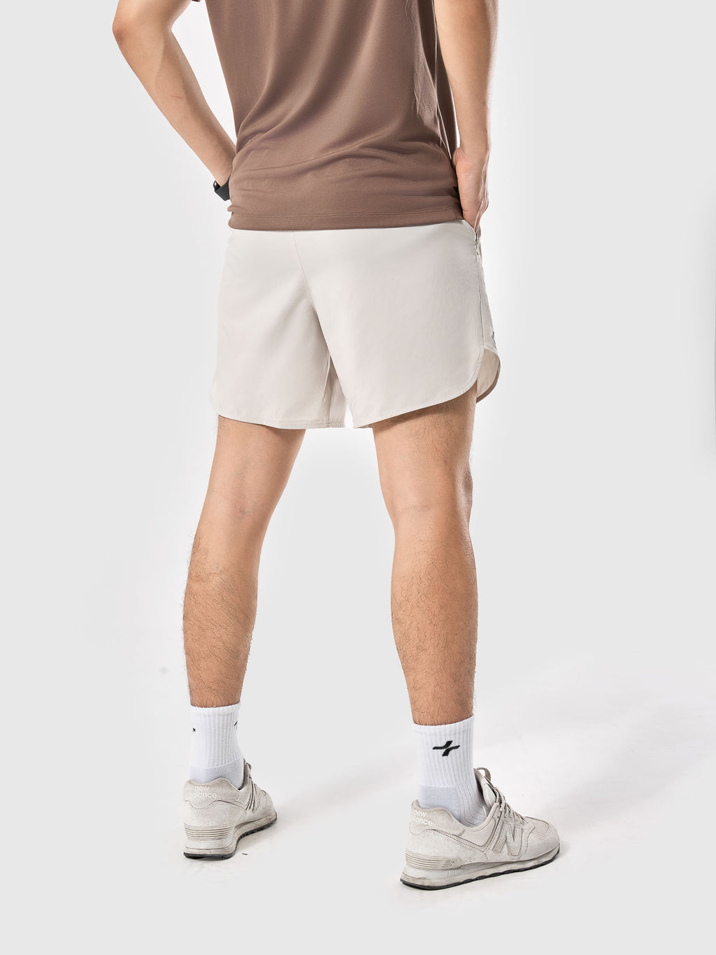 Men's 6inch Sport Shorts with Zipper Pockets