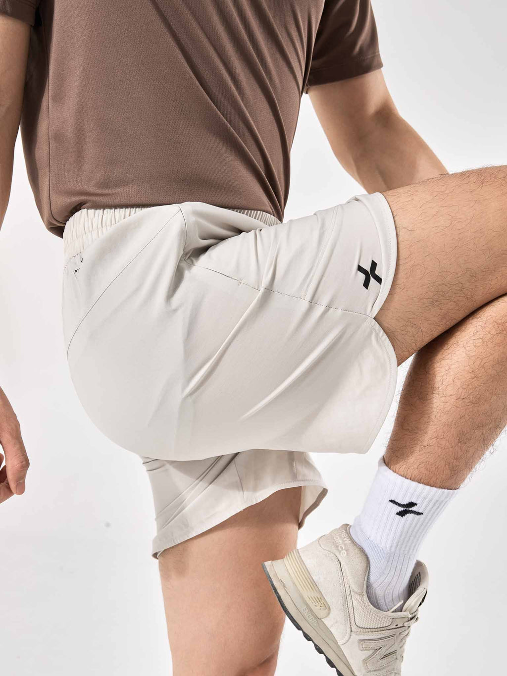 Men's 6inch Sport Shorts with Zipper Pockets