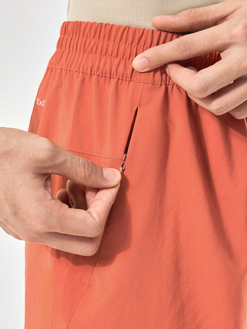 Men's 6inch Sport Shorts with Zipper Pockets