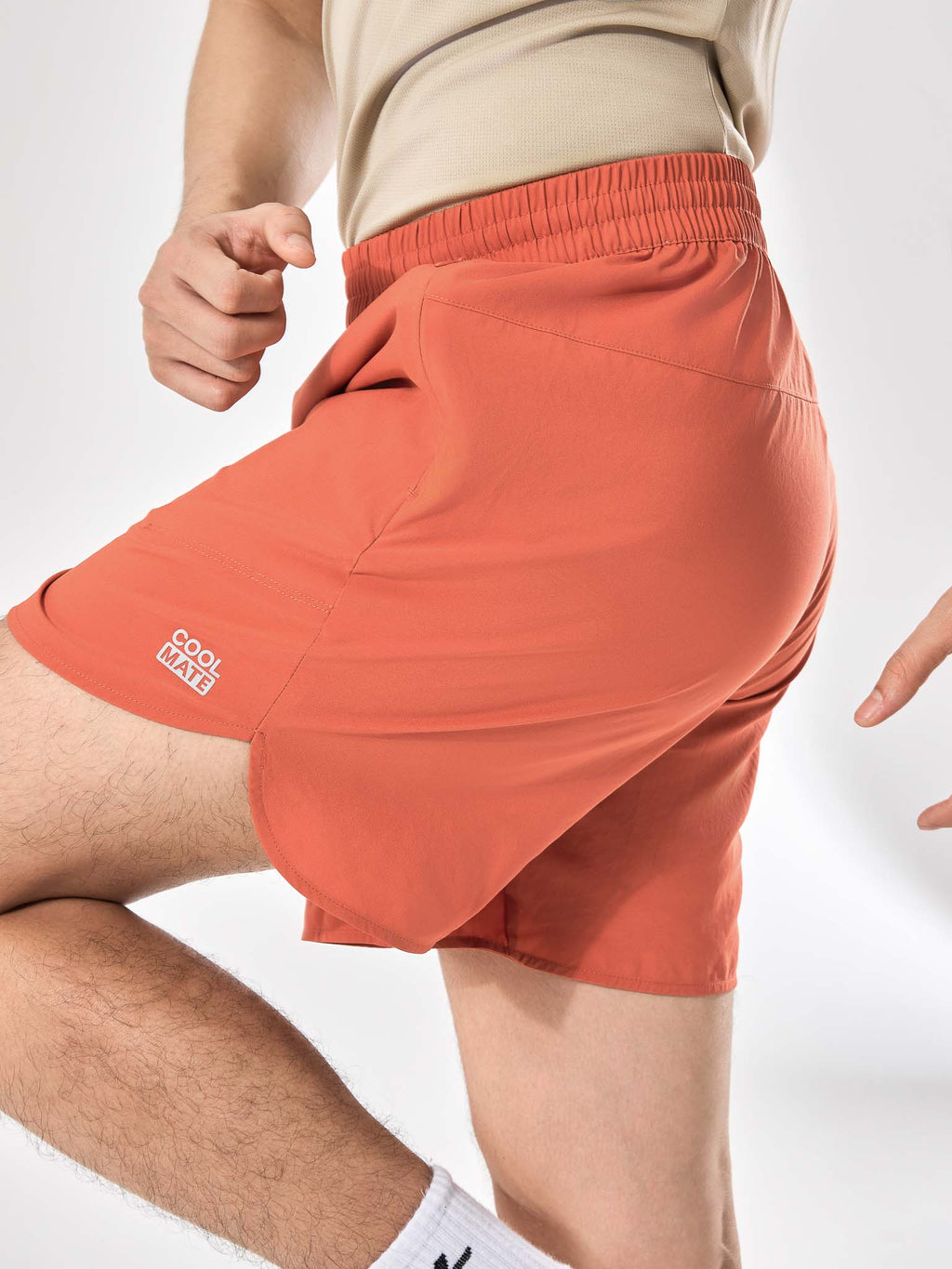 Men's 6inch Sport Shorts with Zipper Pockets