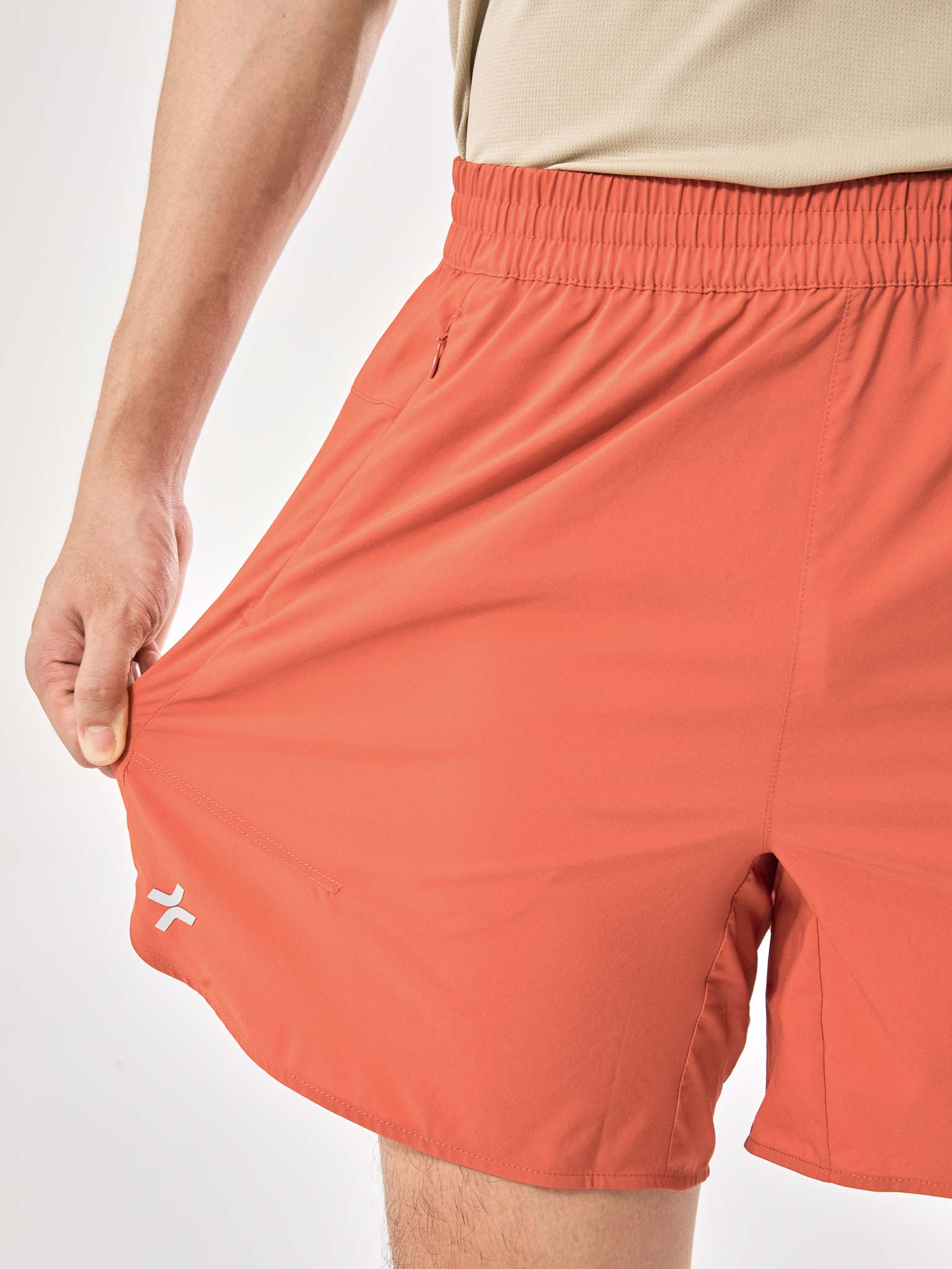 Men's 6inch Sport Shorts with Zipper Pockets