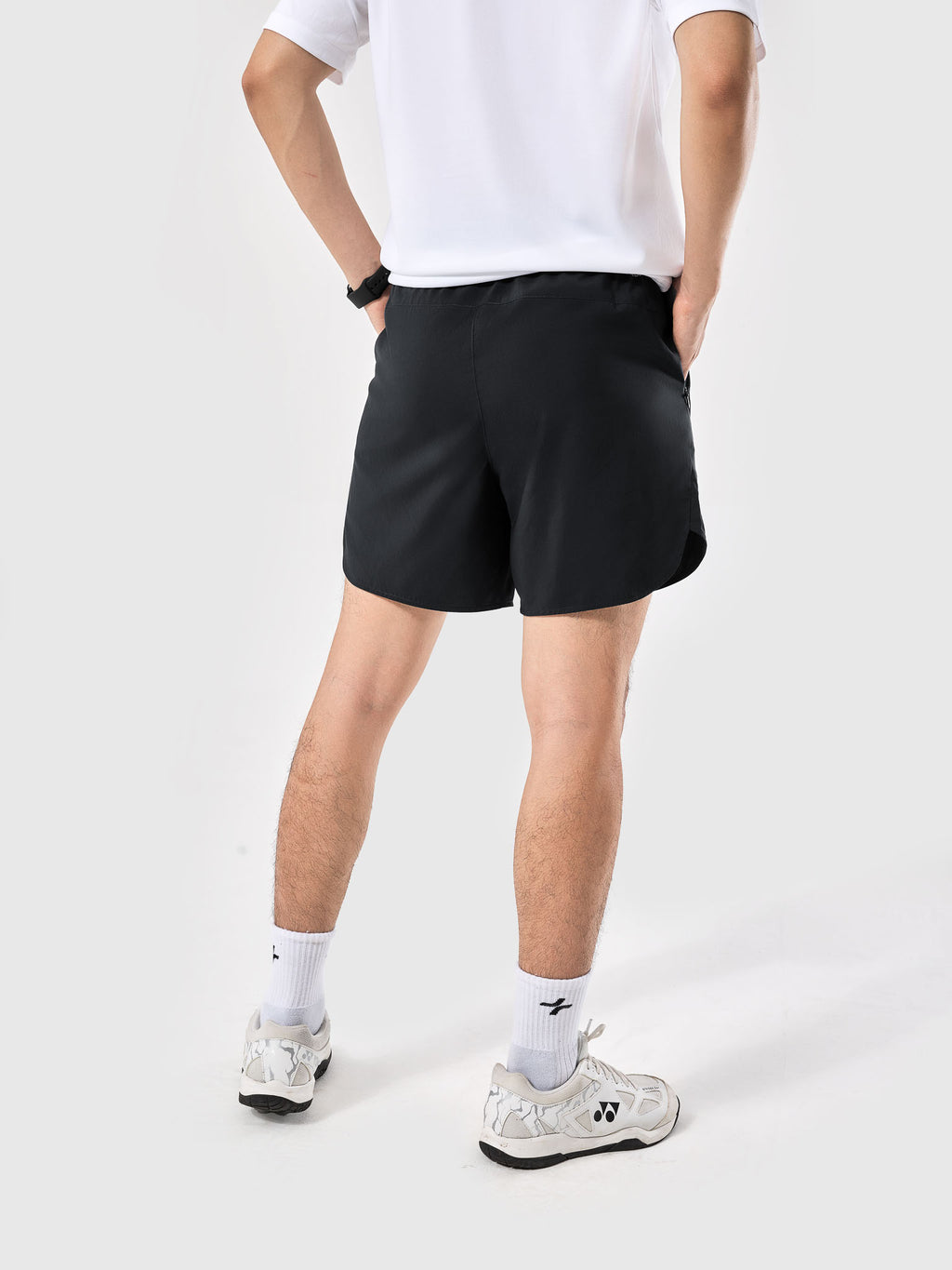 Men's 6inch Sport Shorts with Zipper Pockets