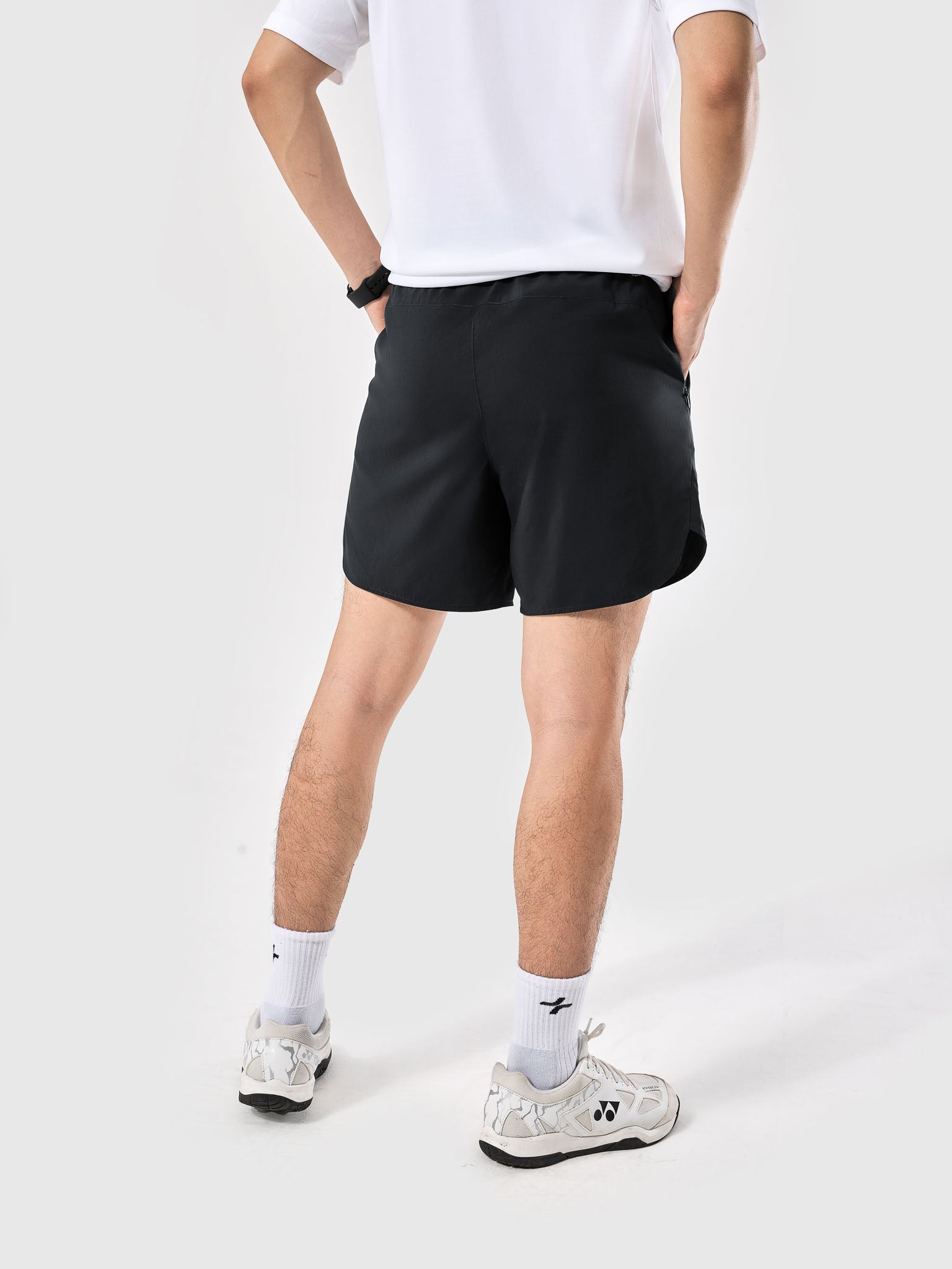 Men's 6inch Sport Shorts with Zipper Pockets