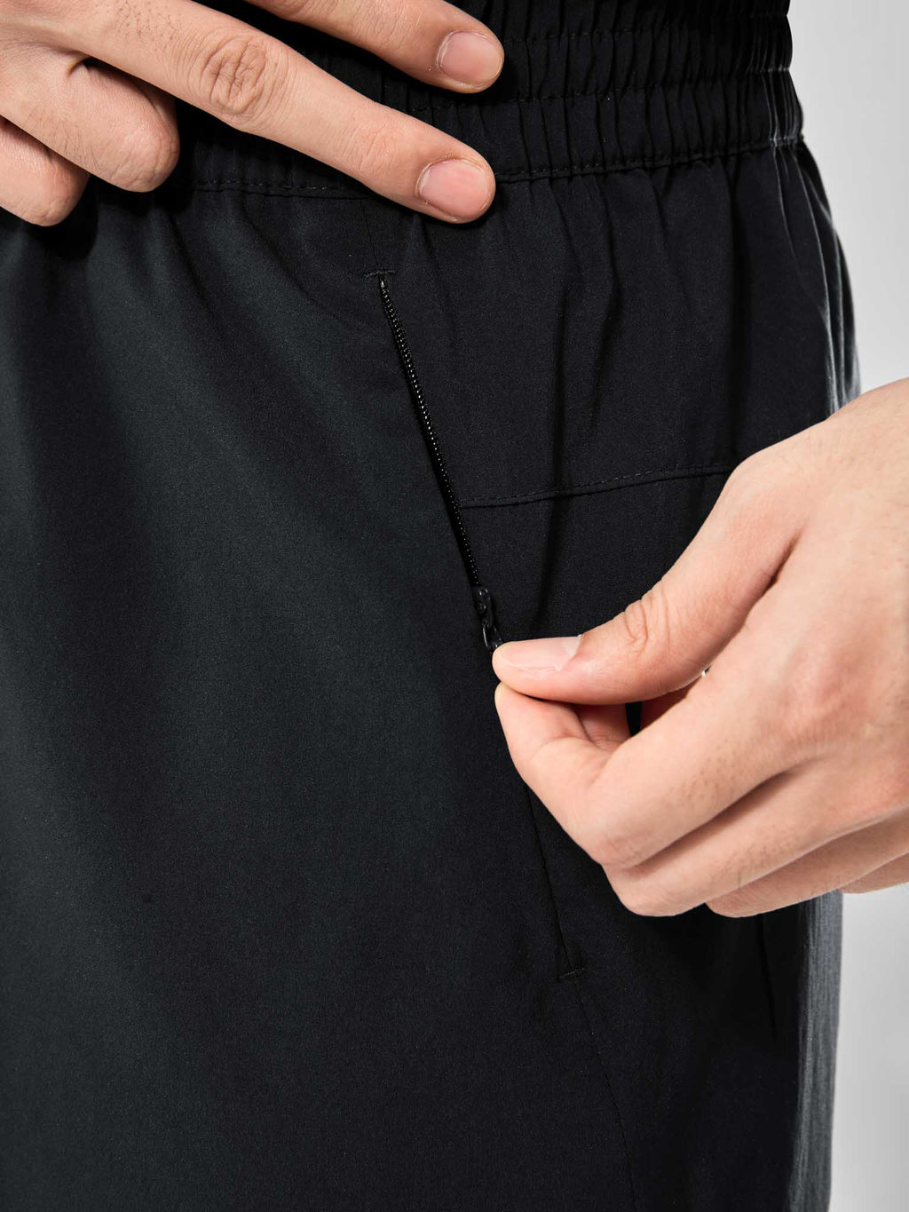 Men's 6inch Sport Shorts with Zipper Pockets