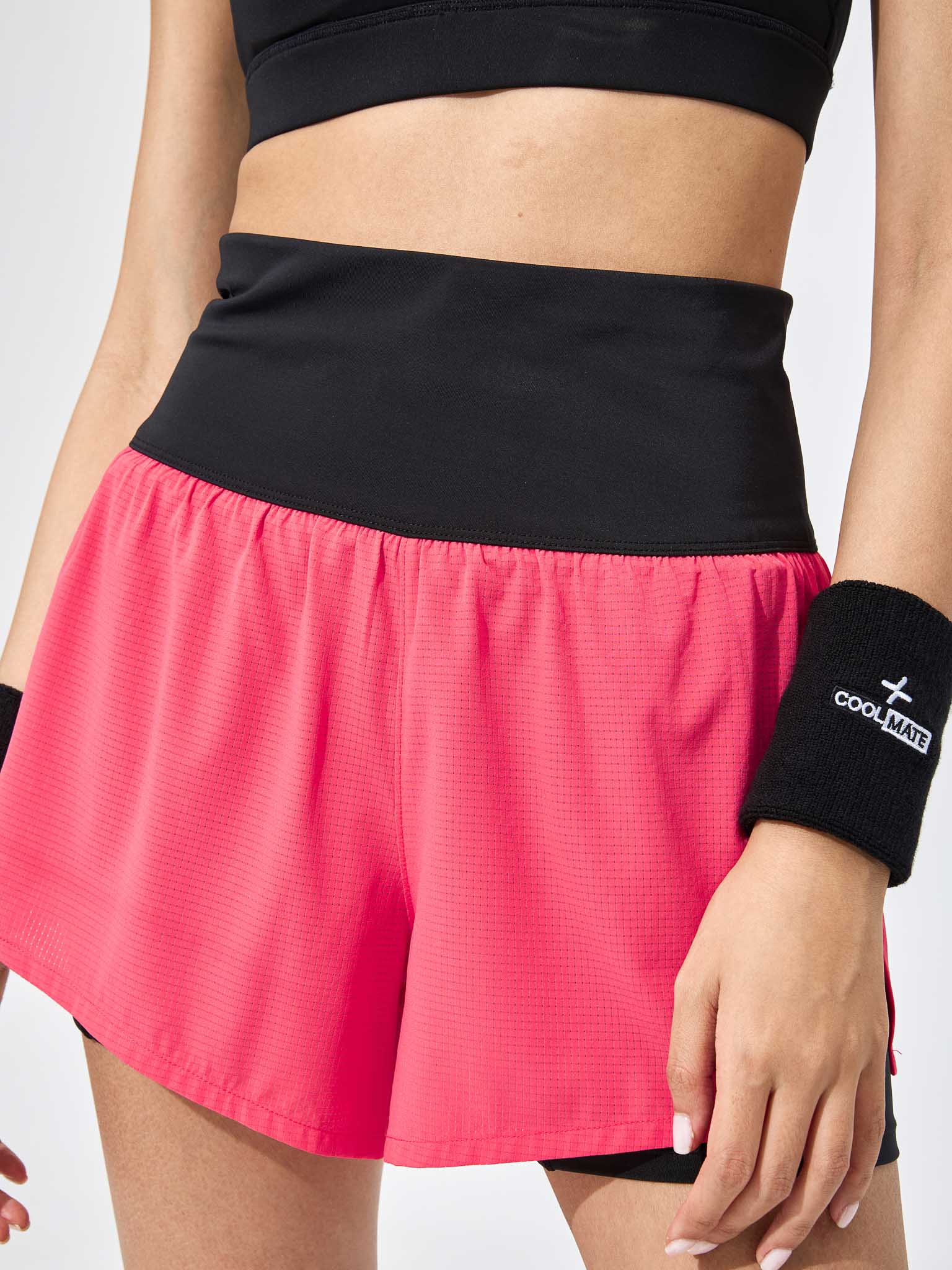 Women's Running Shorts 2-Layer Race Shorts