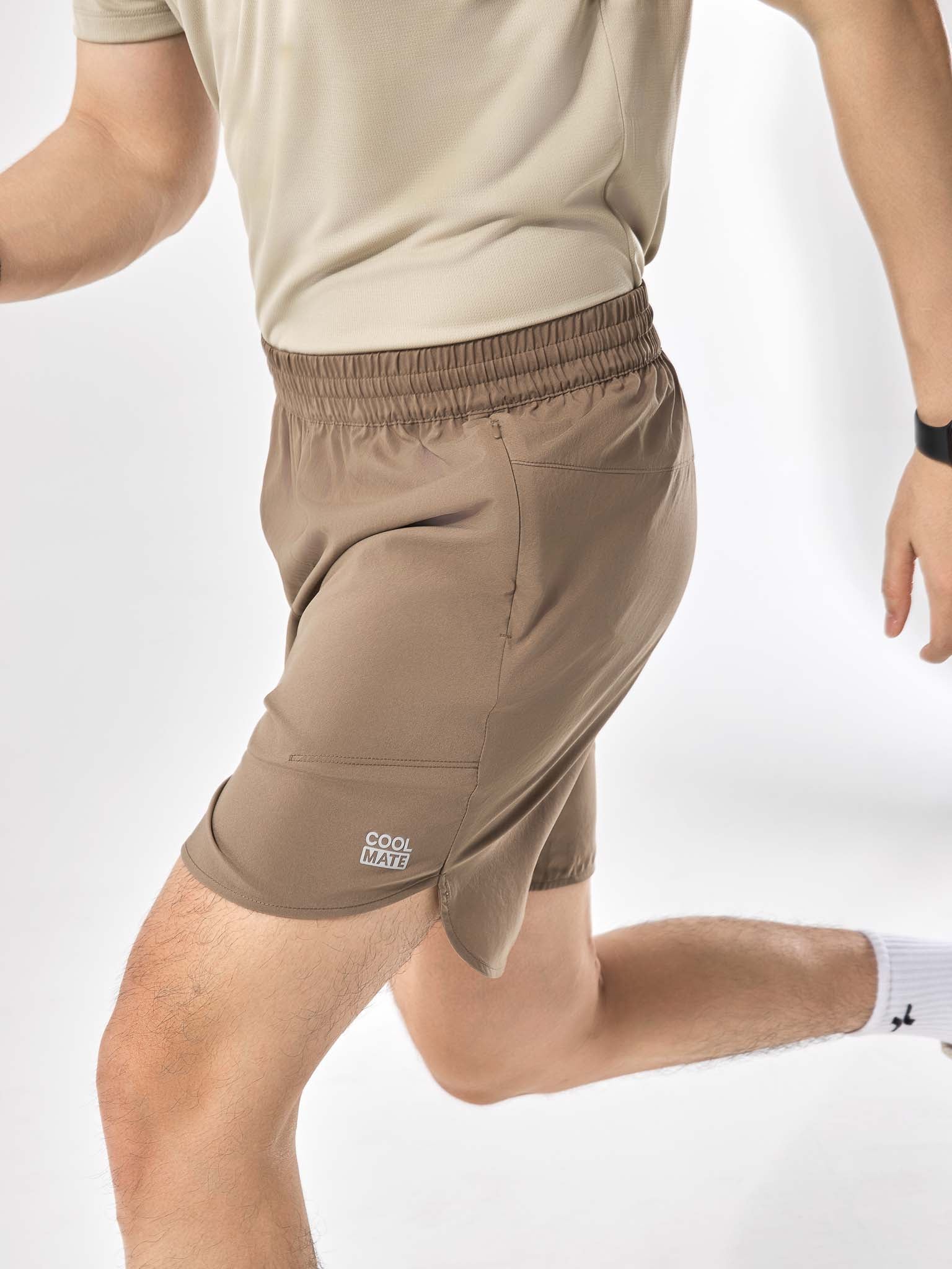 Men's 6inch Sport Shorts with Zipper Pockets