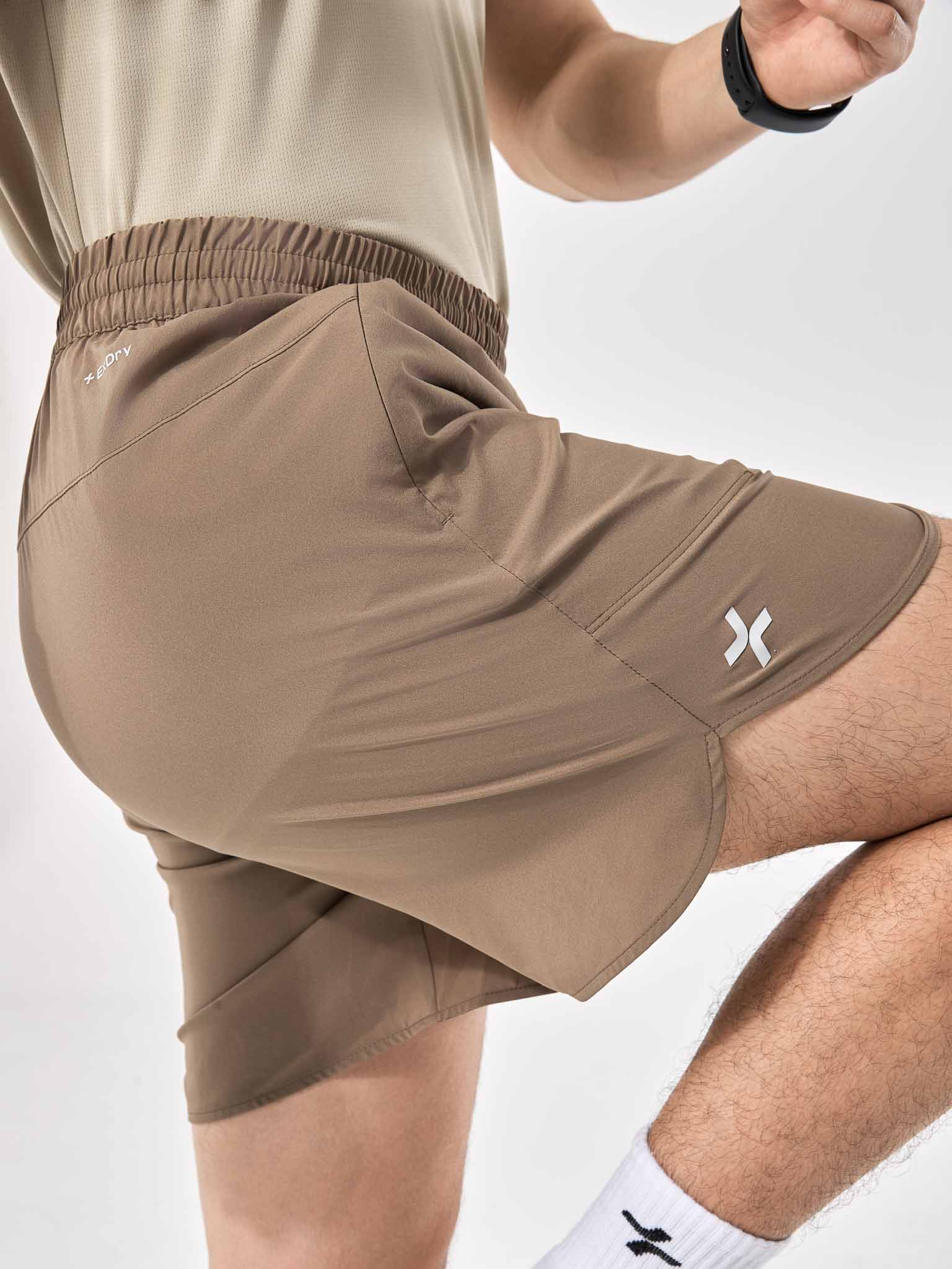 Men's 6inch Sport Shorts with Zipper Pockets