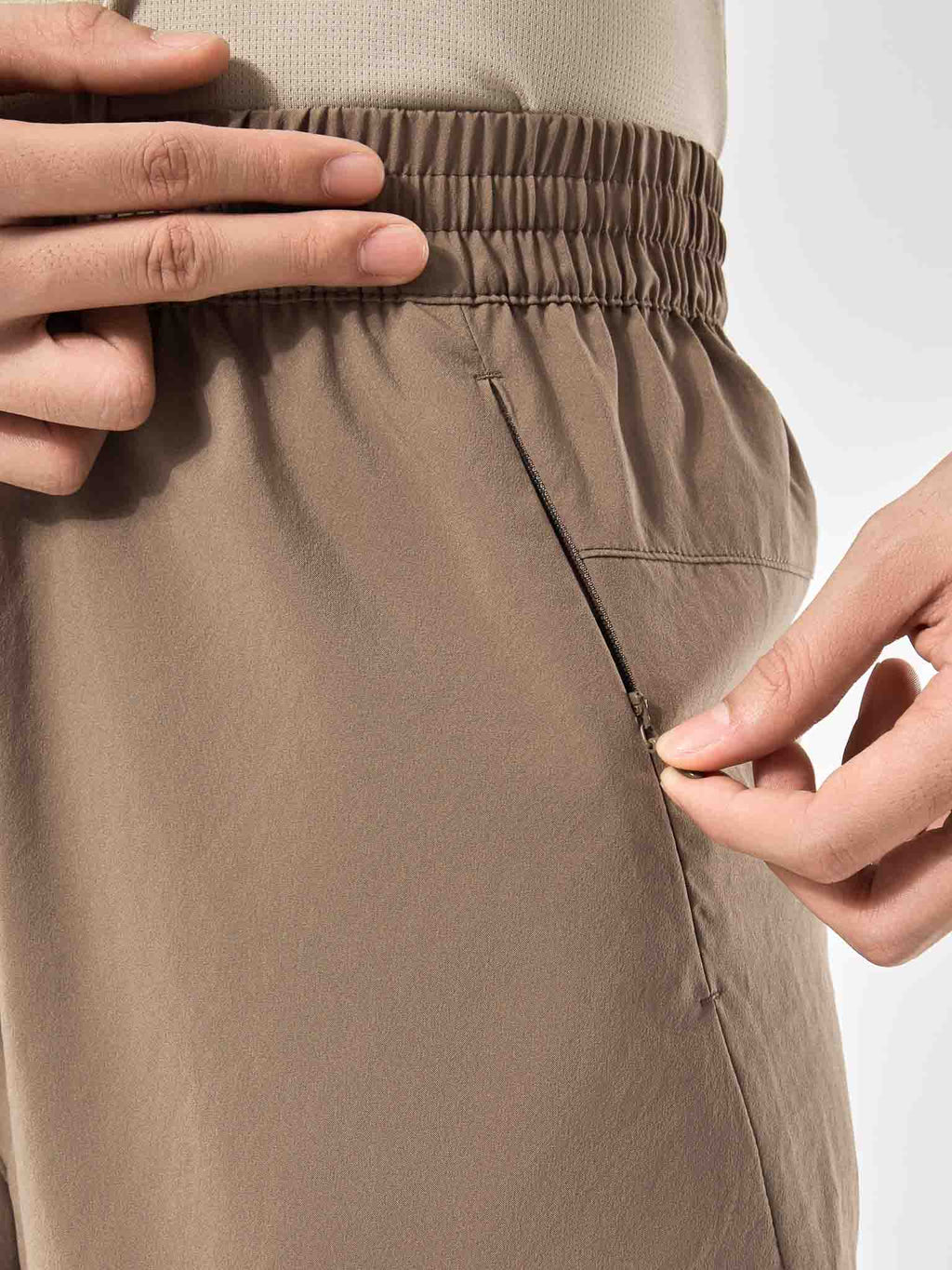 Men's 6inch Sport Shorts with Zipper Pockets