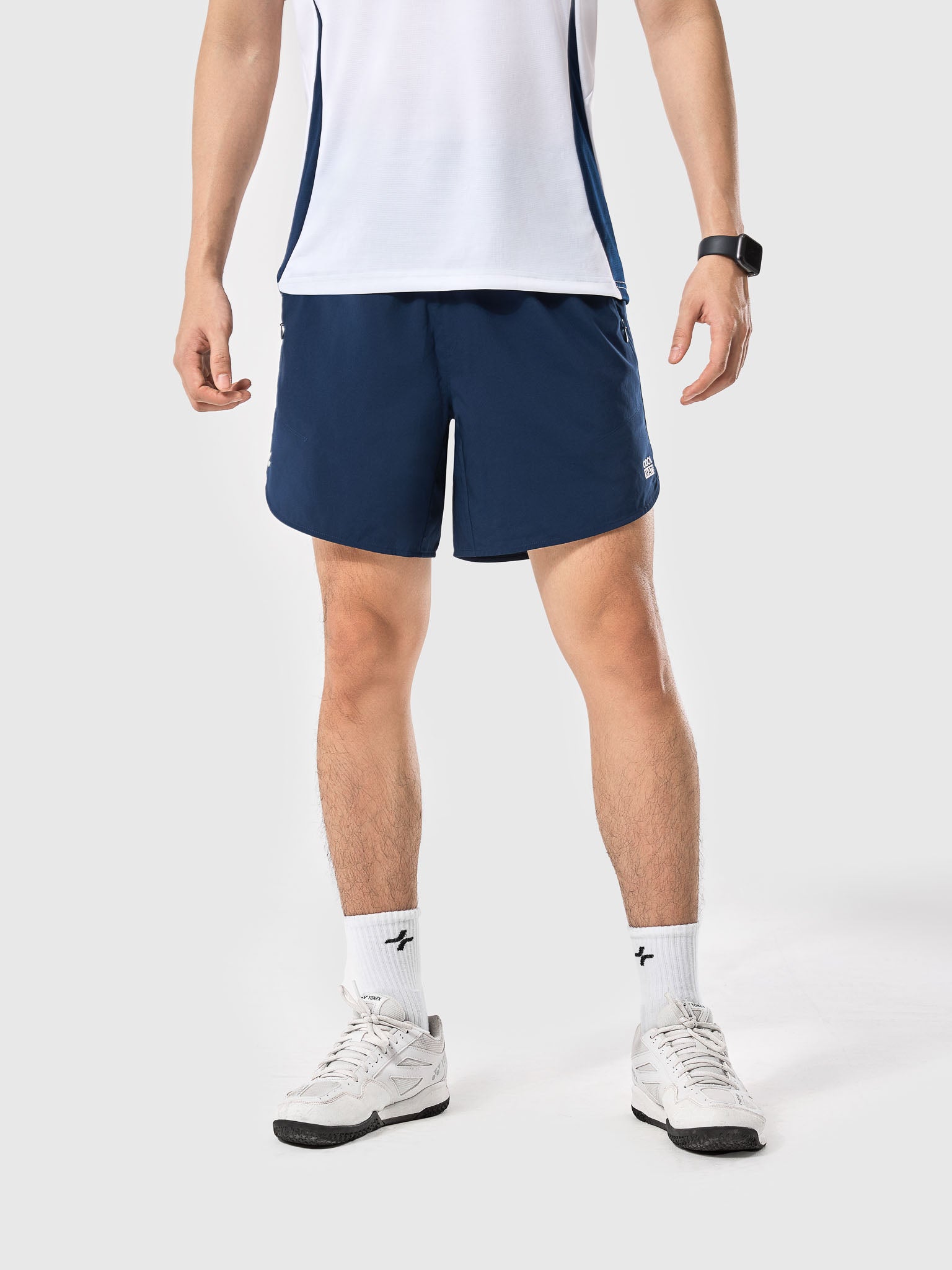 Men's 6inch Sport Shorts with Zipper Pockets