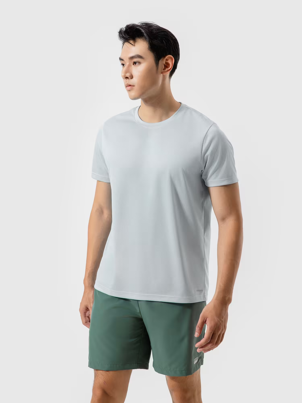 Men Basics Tshirt Light Grey