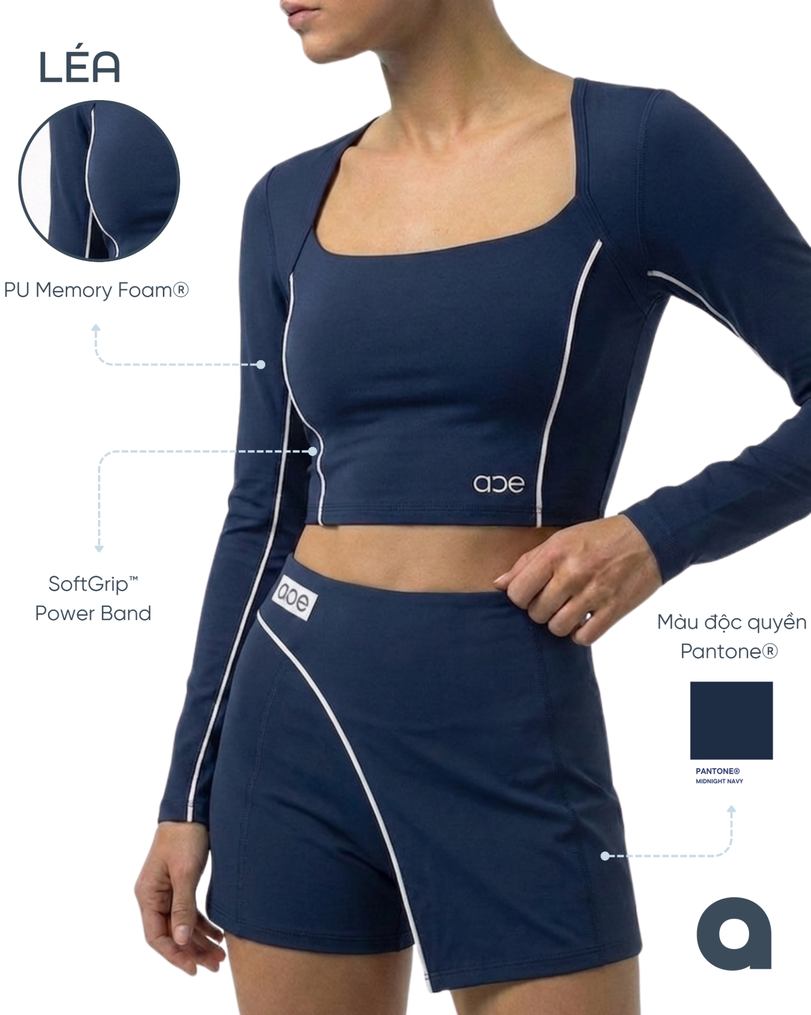 Léa Long Sleeve - NAVY